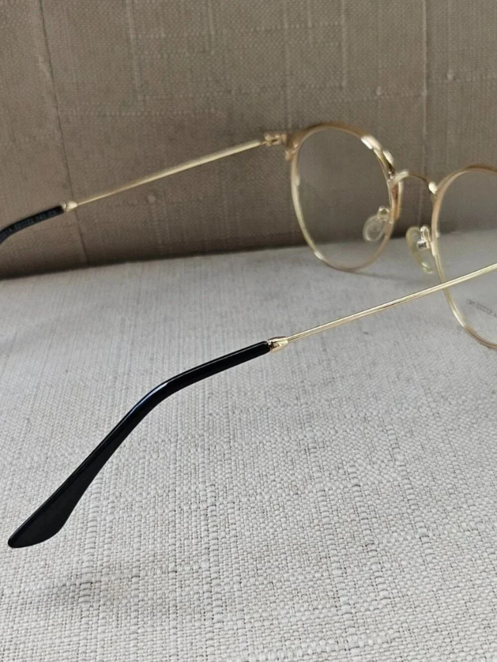 Fashion Women Glasses Frame Black/Gold Tone Eyewear 52[]22 140 Eyeglasses New
